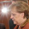Angela Merkel im Bundeskanzleramt: Die Kanzlerin ist über die Paparazzi auf ihrer Ferieninsel Ischia verärgert.