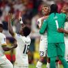 Ghanas Spieler feiern den Sieg gegen Südkorea. Mit dem Sieg könnten die "Black Stars" zum ersten Mal seit 2010 wieder ins Achtelfinale einziehen.