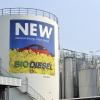 Biodiesel-Tanks in Marl. Biodiesel wird vor allem aus Raps hergestellt, aber auch aus Soja oder Palmöl.