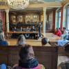 Diskussion mit dem Bundesdrogenbeauftragten im Historischen Rathaus in Landsberg.