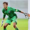 Torwart Jonathan Klinsmann absolviert ein Probetraining bei Hertha BSC.