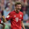Gelungenes Jubiläum! Thomas Müller traf in seinem 200. Bundesligaspiel doppelt. Beim 3:0-Sieg des FC Bayerns über Bayer 04 Leverkusen erzielte der Angreifer das 1:0 und das 2:0.