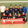 Ein Pokal für den Turniersieg. Der SC Mühlried gewann das D-Jugend-Finale gegen den SC Rohrenfels mit 3:0.  	