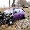 Motor bei Unfall aus Auto geschleudert
