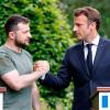 Wolodymyr Selenskyj und Emmanuel Macron bei einem Treffen in Kiew im Juni 2022.