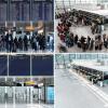 Osterferien einst und heute: Traditionell reges Treiben herrschte im Terminal 2 am Flughafen in München zu Beginn der Osterferien 2019. Heuer haben sich dagegen nur wenige Reisende in den riesigen Hallen des Airports verloren.
