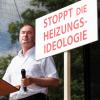 Bayerns Wirtschaftsminister Hubert Aiwanger (Freie Wähler) auf der Kundgebung in Erding.