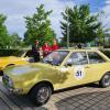 Audi Tradition war bei der 17. Donau Classic am Freitag gleich mit drei Audi 80 vertreten, jeder in einem anderen Gelbton. Das Modell wird heuer 50 Jahre alt. 