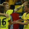 Marco Reus und Mario Götze haben den deutschen Meister Borussia Dortmund vor einem Fehlstart in die neue Saison bewahrt.