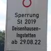 Die Staatsstraße 2019  Deisenhausen-Ingstetten und für den ersten Bauabschnitt zunächst für zehn Monate für den Verkehr gesperrt.