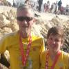 Theresa Wild und Günther Kitzinger waren zwei Teilnehmer aus der Region beim Marathon in Lissabon. 