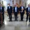 Das Nördlinger Bachtrompeten Ensemble mit (von links) Tom Lier, Jonas Hillenmeyer, Ralf Baumann, Rainer Hauf und Armin Schneider gaben ein beeindruckendes Konzert in der Augustinerkirche.