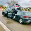 An dem Unfall auf der A7 bei Nersingen waren mehrere Autos beteiligt.
