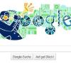 Google Doodle zeigte auch schon Dizzy Gillespie. 