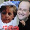 Neues europäisches Traumpaar: Nach der Amtseinführung von Frankreichs neuem Präsidenten François Hollande findet sein erstes Treffen mit der Bundeskanzlerin Angela Merkel statt. 