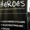 Michael-Samet Jung und Alican Tuncer (von links) engagieren sich bei den Heroes. Sie gehen in Schulen und halten Workshops ab. 