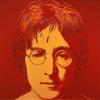 Diese Lithographie Warhols zeigt John Lennon.