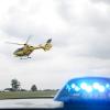 Auf der A8 musste ein Rettungshubschrauber nach einem Unfall bei Sulzemoos landen.