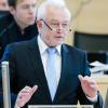 Der Fraktionsvorsitzende Wolfgang Kubicki (FDP) bei seiner Abschiedsrede.