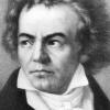 Der deutsche Komponist Ludwig van Beethoven auf einer zeitgenössischen Darstellung.