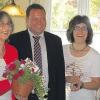 Unterbezirksvorsitzende Anne Kraus (li.) wurde für 25 Jahre Mitgliedschaft in der SPD geehrt. Unser Bild zeigt sie gemeinsam mit MdB Martin Gerster, Angelika Visioli vom Ortsverein und Bezirksrätin Petra Beer. 