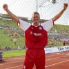 Ralph Hasenhüttl, wie ihn viele wohl noch nie gesehen haben: 2003 im Trikot der zweiten Mannschaft des FC Bayern München im Olympiastadion.
