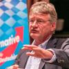 Jörg Meuthen kommt mit der AfD zum Parteitag nach Augsburg.