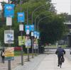 Wahlplakate der AfD in Dresden. Die AfD wurde in Sachsen stärkste Kraft.