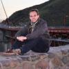 Andreas Lubitz vor der Golden Gate Bridge in Kalifornien. 