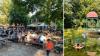Der Riegele-Biergarten lebt auch von seinen Bäumen, die aber gut gepflegt werden müssen. Der See beim Parkgarten ist derzeit ziemlich trüb.
