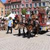 Perfektes Sommerwetter beim großen Frundsberg-Festumzug.