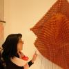 Trevira-Fäden können auch zum Kunstwerk werden. Das zeigte die „Gewebe“-Ausstellung im vergangenen Jahr in Bobingen.