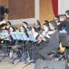 Die Jugendkapelle begeisterte beim Jahresabschlusskonzert in Bachhagel das Publikum mit dem Lied „I will follow him“ aus dem Musical „Sister Act“.   
