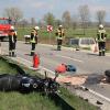 Bei einem Unfall bei Hagenried wurden am Freitagnachmittag zwei Motorradfahrer schwer verletzt.