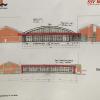 Dieses Bild des aktuellen Planes für die neue Multifunktionshalle der SSV wurde im Stadtrat am Montag gezeigt.  