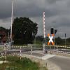 Der Bahnübergang am nördlichen Ortseingang von Schondorf.