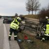 Zu einem folgenschweren Unfall kam es am Freitag auf der A 96 an der Anschlussstelle Mindelheim 