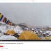 Auf dem Youtube-Kanal Jost Kobusch taucht der Film über  die Lawine auf, die das Base Camp am Mount Everest trifft.