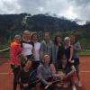 Vor Alpspitze und Jubiläumsgrat: Das Trainingslager der Damen und Damen 30 des Tennis-Club Wertingen in Garmisch-Partenkirchen hat sich gelohnt, beide Teams starteten erfolgreich in die Punktrunde. Stehend von links Andrea Fellinger, Stephanie Zegula, Sonja Schmid, Tanja Unger, Michaela Giggenbach, Hannah Kehrle und Claudia Kirchmann. Vorne von links Andrea Ruß, Sandra Wirth und Ruth Sigmund.  	 	