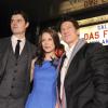 Sam Riley (links), Paula Beer und Tobias Moretti bei der Premiere von "Das finstere Tal" in Wien. Der heimatfilm geht als Favorit bei der Verleihung des Deutschen Filmpreises ins Rennen. 