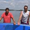 Fast schon eine Institution: Manfred und Florian Leupold mit ihrem WasserSportCenter am Mandichosee.