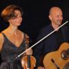 Immer wieder „Wow!“: Doris Kreusch-Orsan und Johannes Tonio Kreusch bei der Festival-Eröffnung in Wertingen. 	
