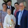 Pettinger sieht sich als Familienmensch. Das Foto entstand bei der Erstkommunionfeier seiner jüngsten Tochter Judith im Mai 2019. Mit dabei seine Frau Gisela Prechtl, Sohn Martin (25) und Tochter Ruth (21). 	