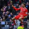 Bayerns Thomas Müller jubelt nach seinem Tor zum 3-0.