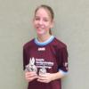 Victoria Leitner von den SVK-C-Juniorinnen wurde bei der Kreismeisterschaft in Bissingen als beste Spielerin und beste Torschützin ausgezeichnet. 	