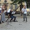 In ungewohntem Rahmen musizierten die Teilnehmer der diesjährigen Sommerakademie unter freiem Himmel.