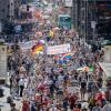 Tausende zogen am 1. August bei der Demonstration gegen Corona-Maßnahmen über die Friedrichstraße. Die Initiative "Querdenken 711" geht nun gegen das Demonstrationsverbot für Samstag vor.