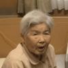 Die Augenzeugin Sumako Hamada in ihrem Seniorenheim.