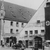 Münchnes Stadtmuseum am Jakobsplatz im Jahr 1936, als es noch Historisches Museum der Stadt München hieß.