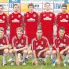 Auf viele neue Kräfte baut der TSV Rain in der kommenden Saison. Unser Foto zeigt (von links stehend) Cheftrainer Tobias Luderschmid, Markus Hörmann, Johannes Müller, Fabian Ferber, Dennis Karmann, Marco Weigl und Enes Liritci sowie (kniend von links): Simon Schröttle, Marco Friedl, Volkan Cantürk, David Ibraimovic und Ignaz Völk. Es fehlen Sebastian Schroll (JFG Donauwörth), Florian Eder (TSV Gundelsheim) und Bruno Carvallo Brito (Brasilien).  